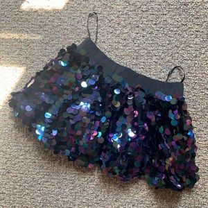 Sequin skirt